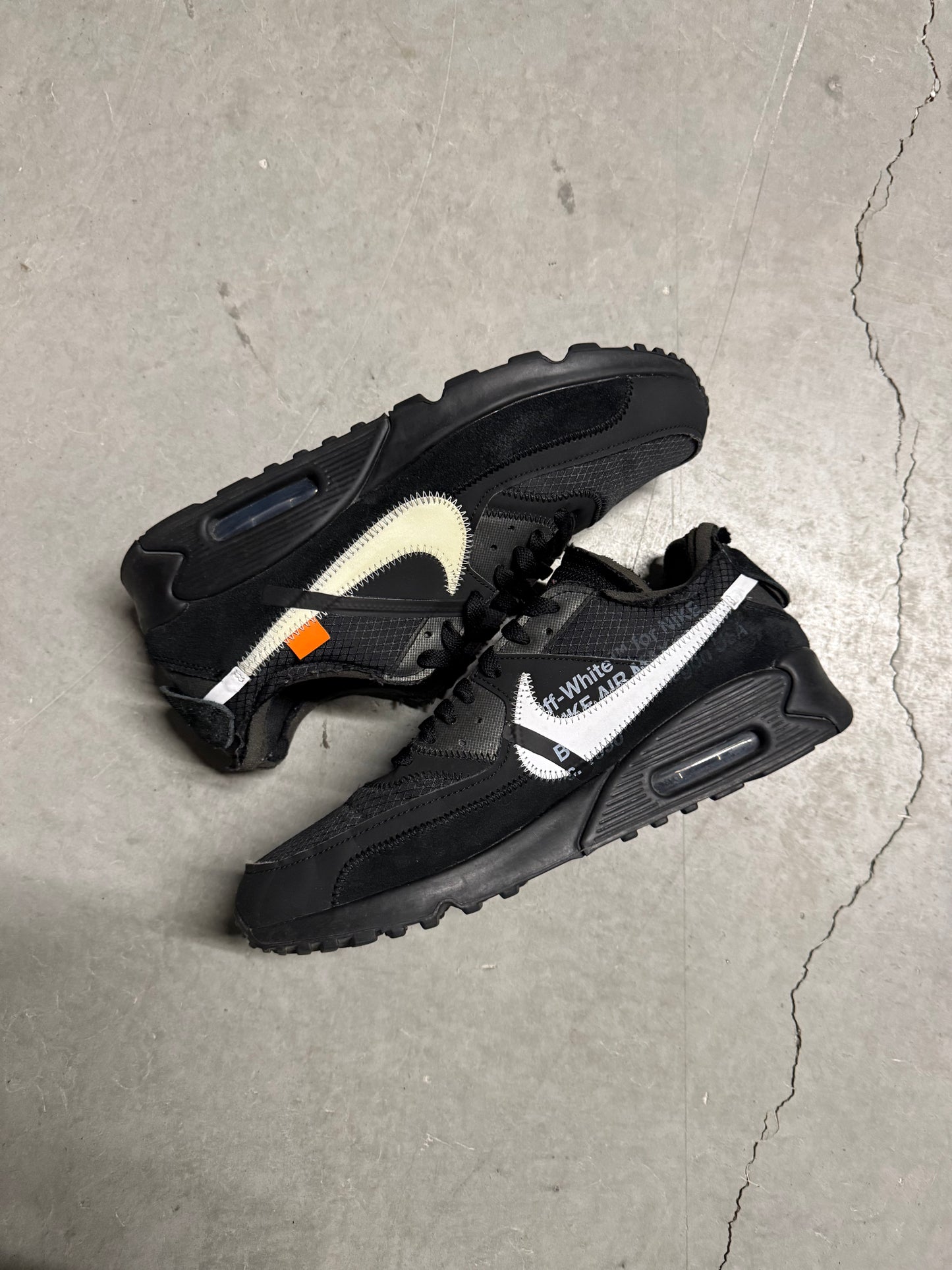 Nike Air Max 90 x Off-White "The Ten" Black (PREOWNED)