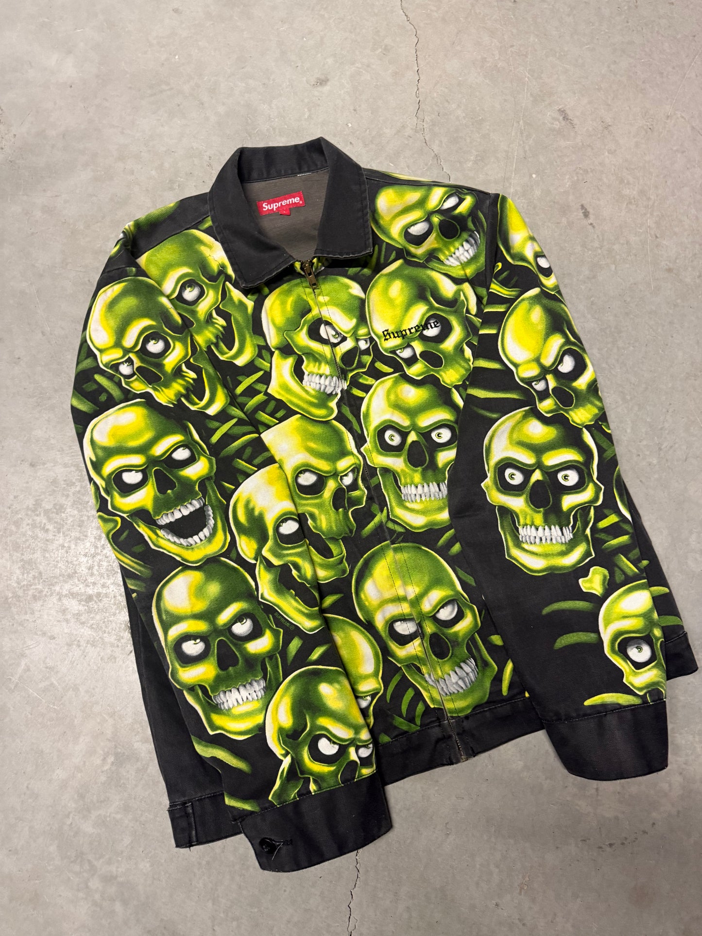 Supreme Skullpile Mulit-Pocket Canvas Jacket (SS18) (PREOWNED)