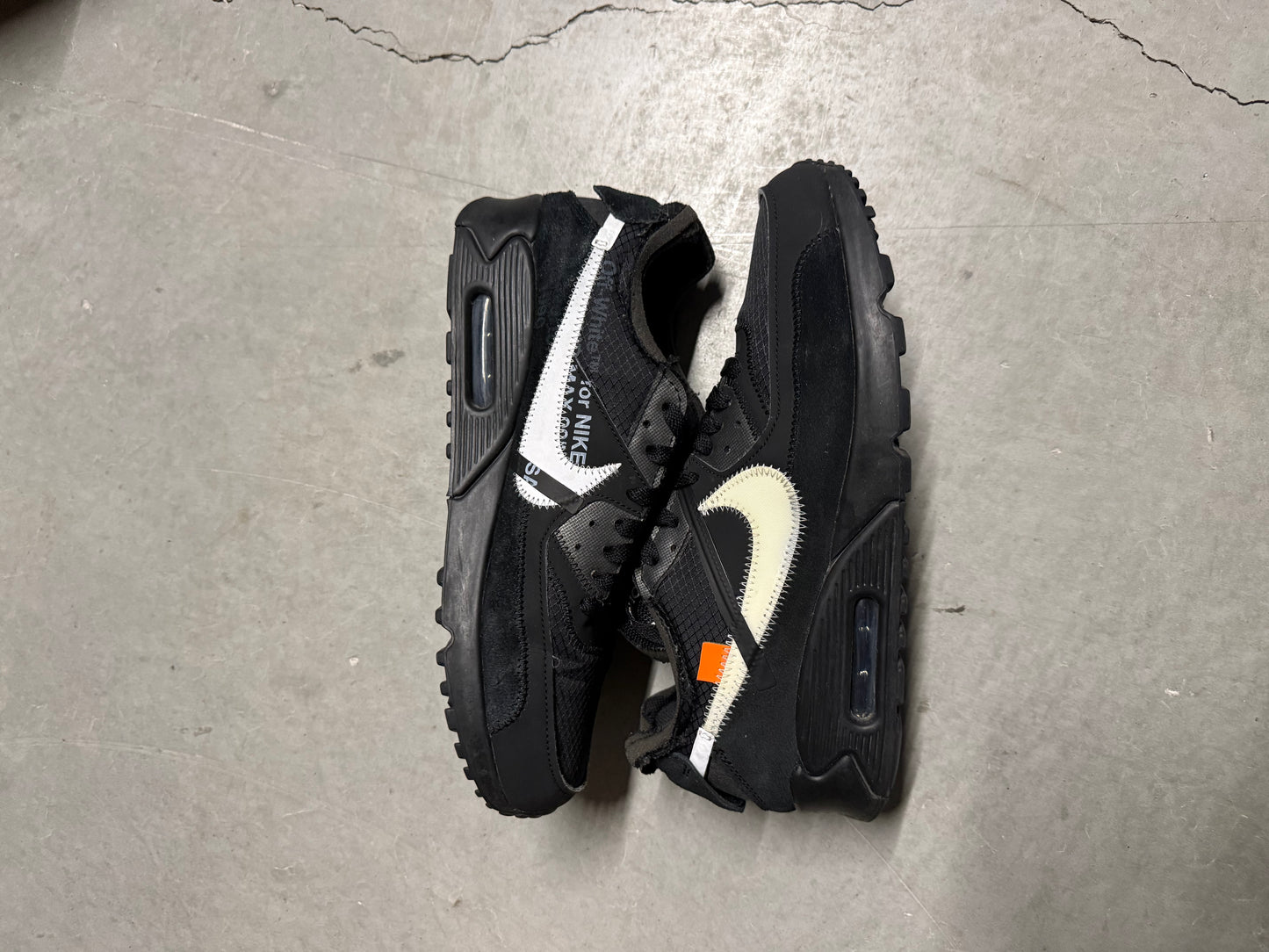 Nike Air Max 90 x Off-White "The Ten" Black (PREOWNED)