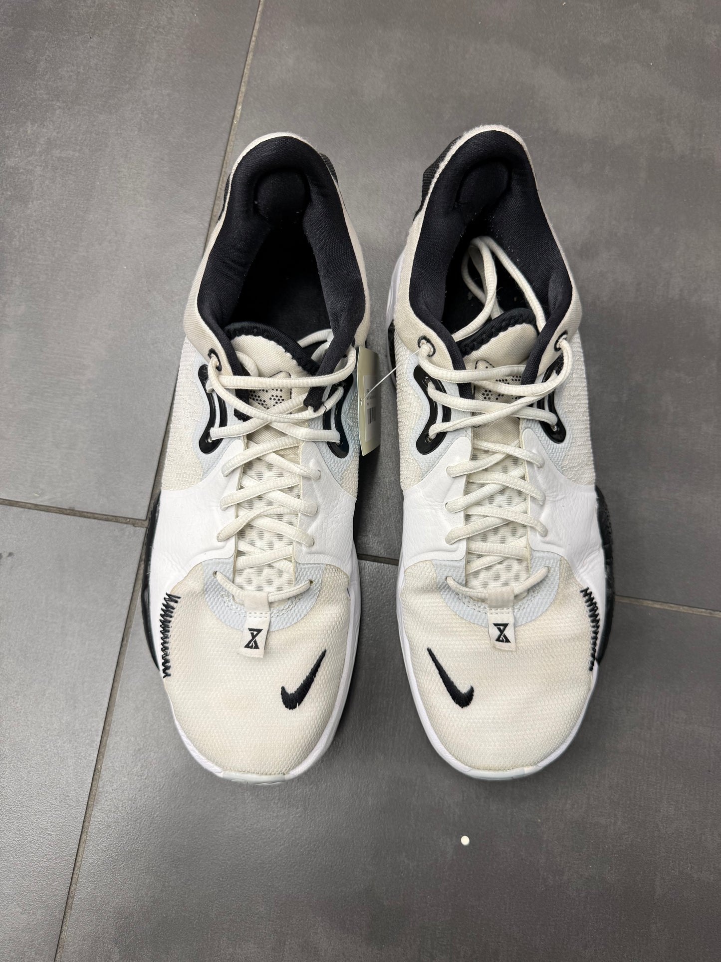 Nike PG5 TB "White Black" (PREOWNED)